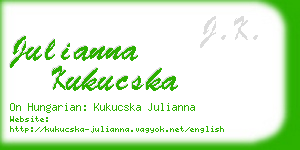 julianna kukucska business card